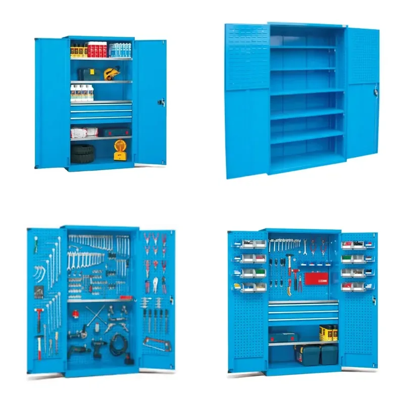 

Hardware Tools Workshop Tool Store Cabinet with Lock Parts Cabinet Thickened Double Door Heavy Customization