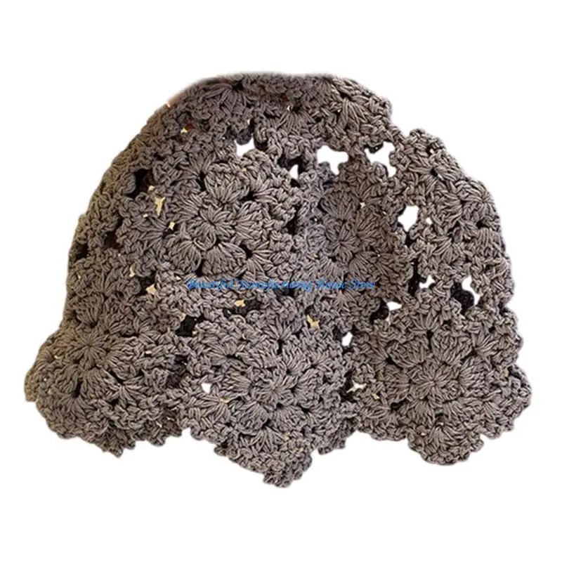 E56A Trendy Japanese Styles Knitted Hat Soft Pullover Hat for Women Vacation Wear