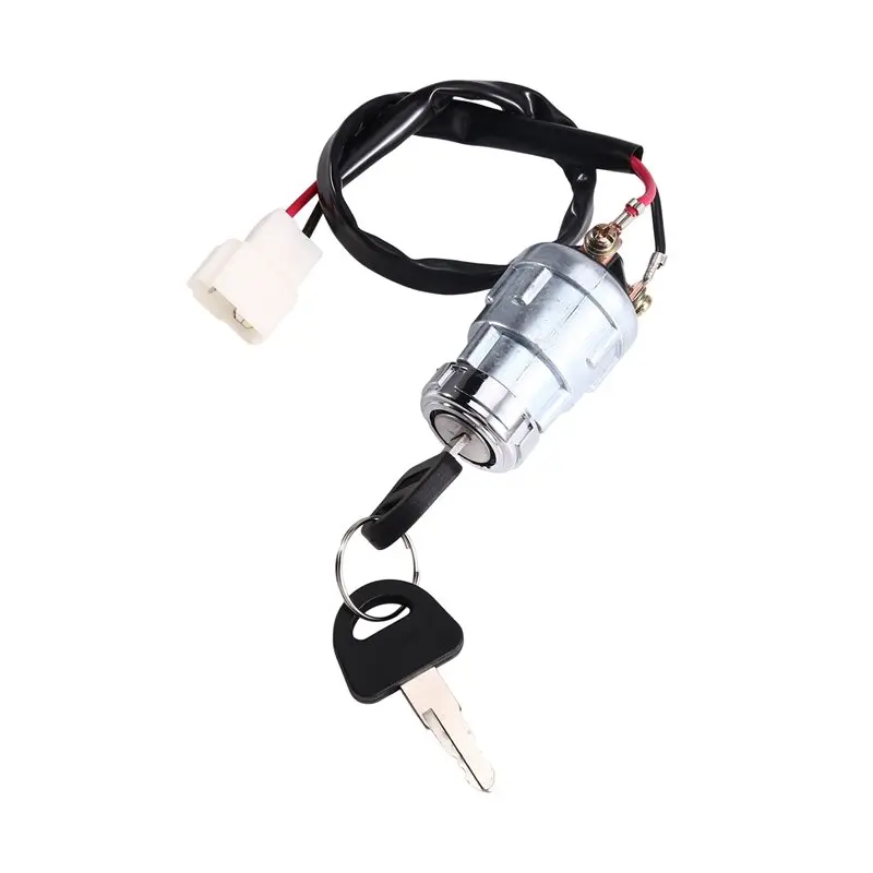ABHS-For Evolution For HDK EV For Classic 2/4 Golf Cart Replacement Ignition Starter Switch Assembly 2.04.0028 With 2 Keys