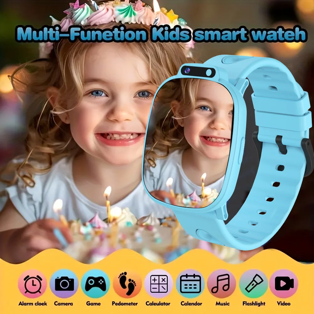 IYTSFT 2026 New Kids Smart Watch Camera 18 Games Large Battery LED Flashlight Sleep Monitor Alarm Clock Gift For Boys Girls