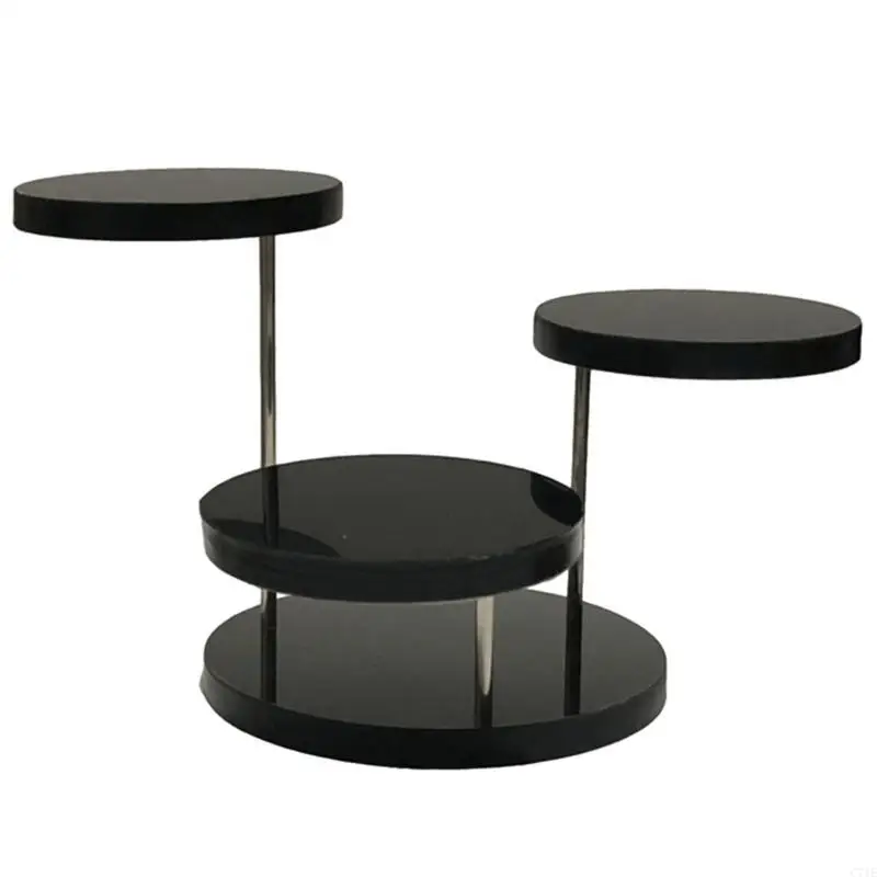 

Clear/Black/White Acrylic Jewelry Display Stand for Earrings Bracelets Necklaces