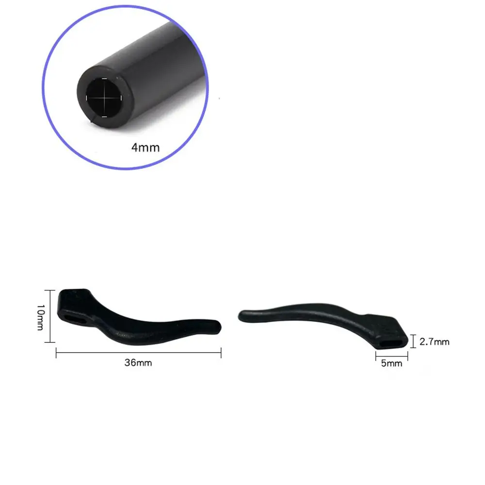 Anti Slip Cords Silicone Outdoor Glasses Chain With Ear Hook Sports Band Holder Sunglasses String Ropes Eyeglasses Straps