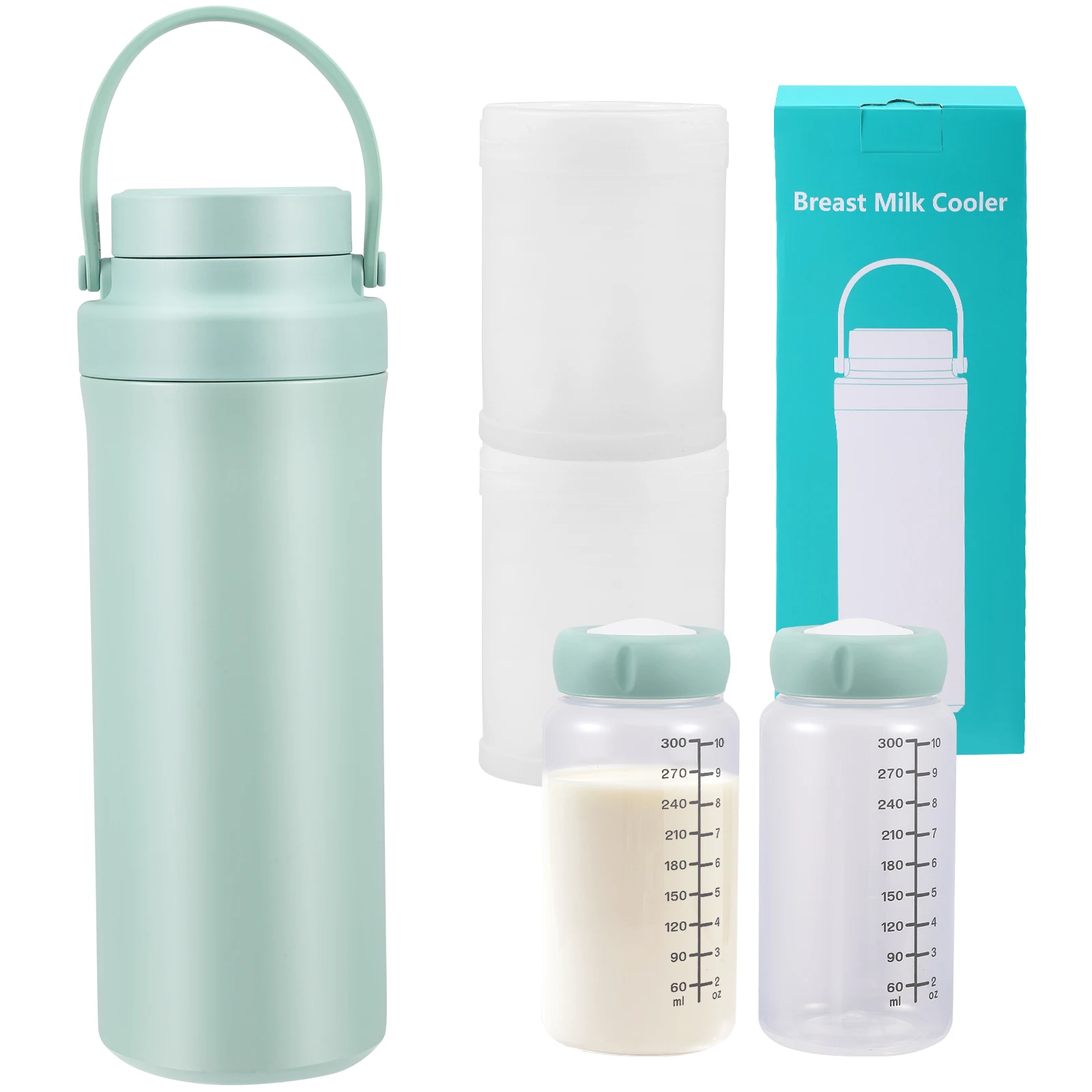 Tragbarer Muttermilchkühler, Flaschen-Muttermilchkühler für die Kühlung auf Reisen, hält Milch frisch, um die Aufbewahrung von Muttermilch zu stillen