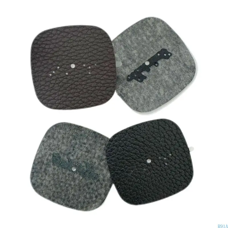 R91A เปลี่ยนสติกเกอร์แผ่นหูฟัง PU R91A วางสำหรับหูฟังเป็นเวลานานในการทำงานการเดินทางหรือกิจกรรมกลางแจ้ง