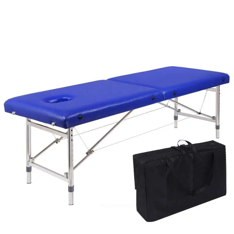 Furniture Salon Aesthetics Massage Bed Portable Stretcher Professional Cosmetic Lit De Eyelash Maca Portatil Foldable Beauty JGY