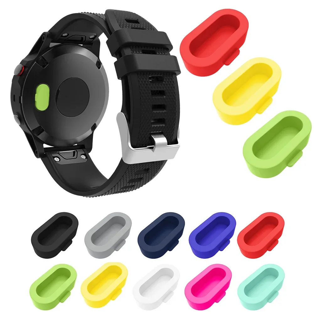 Bouchon de protection de port de charge en silicone, prise anti-poussière, Garmin Fenix 7, 7S, 7X, 6, 6X, 5, 5S, 5X, Forerunner 965, 955, 265, 255, 245