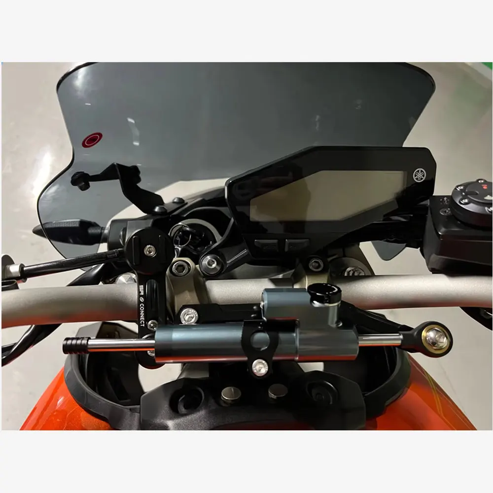 العالمي للدراجات النارية قابل للتعديل التوجيه المثبط استقرار 256 مللي متر ل MT10 MT07 MT09 MT03 CBR600RR CB1000R CB650F #3