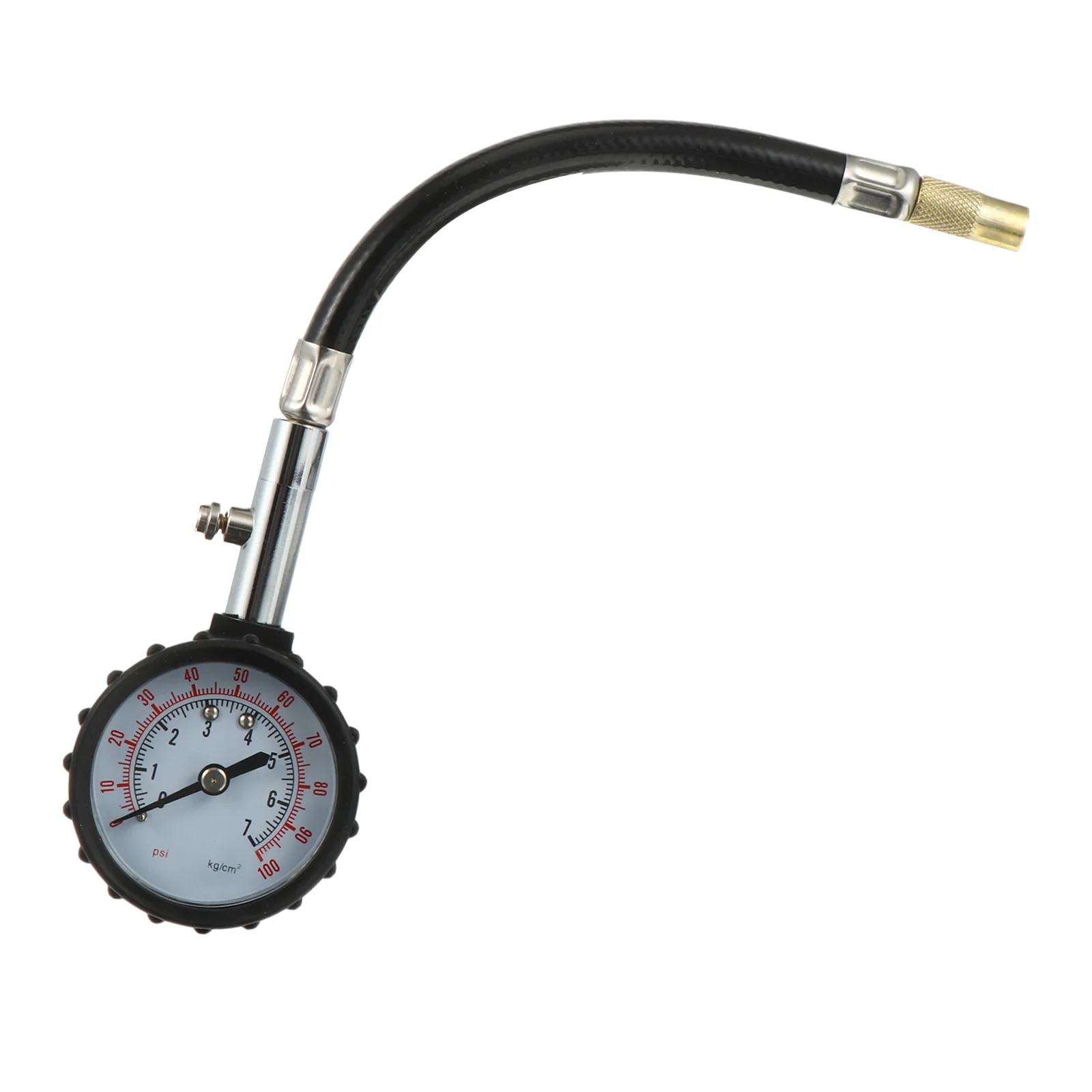 

Tire Pressure Gauge Truck Tires Inflator Meter Car Motorcycle Iron Auto with Hose