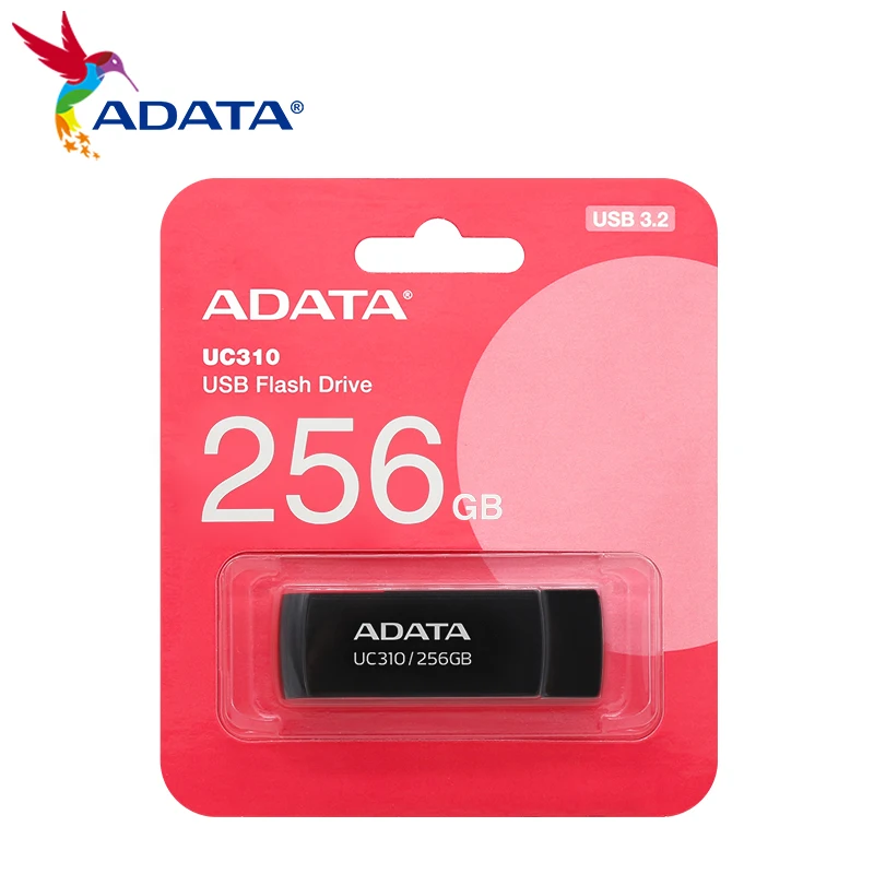 ADATA UC310 USB Flash Drive 32GB 64GB 128GB 256GB USB3.2 Reading up to 100MB/s High Speed Memory Stick Original Pendrive for PC