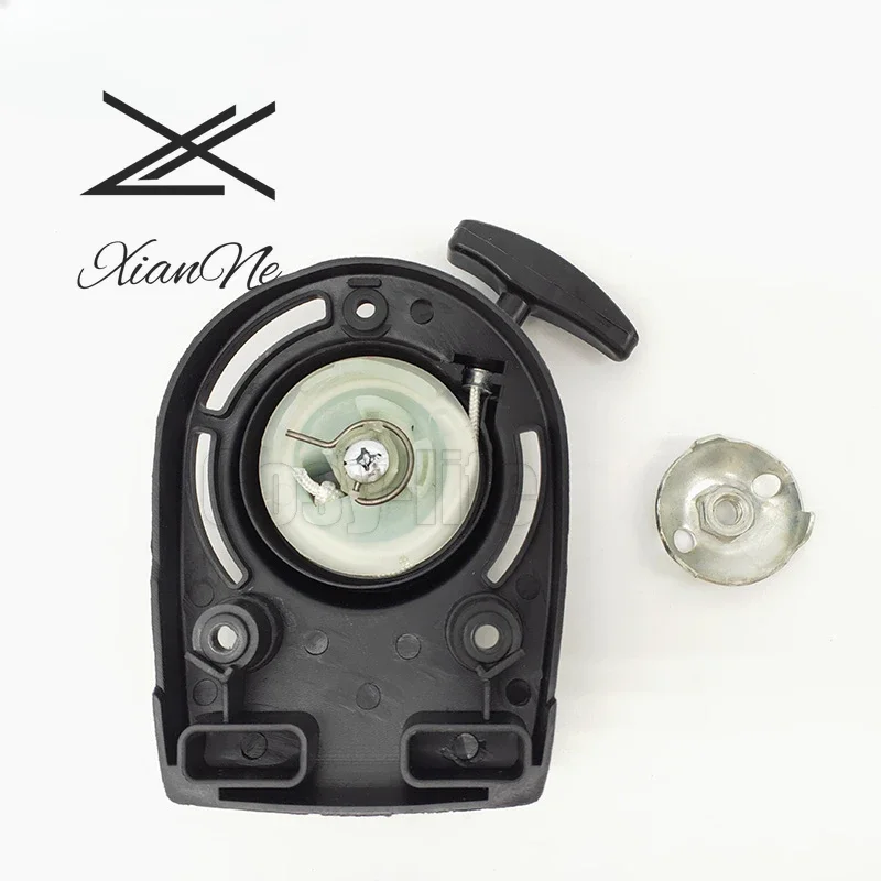 

GX35 140 Recoil Rewind Pull Starter Fits For Honda Gasoline Engine Lawn Mower Grass Trimmer Wire Steel Starter with Pulley