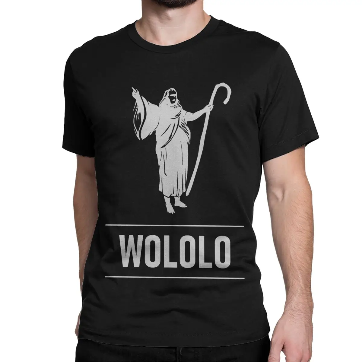 Men Women's T-Shirt WOLOLO GAME 1999 Funny Pure Cotton Tees Short Sleeve Age Of Empires T Shirts Round Neck Clothing Gift Idea