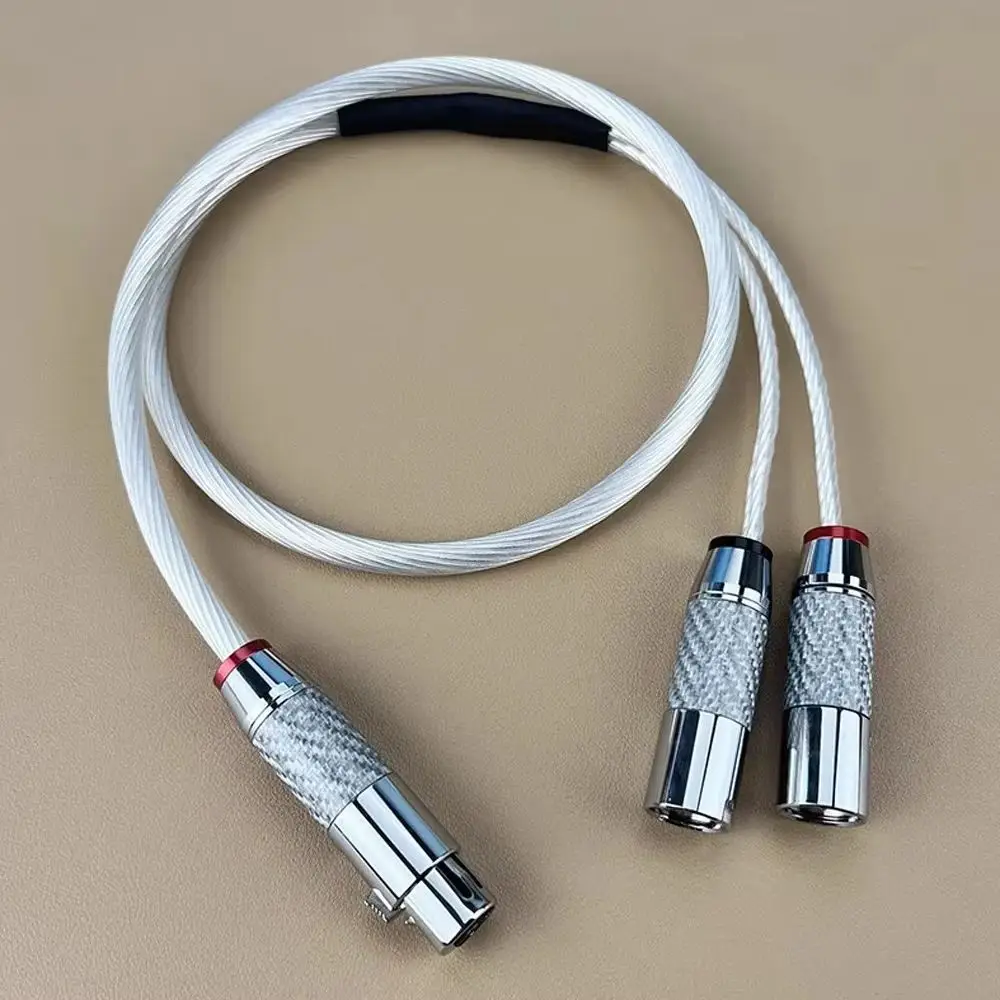 مرحبا نهاية 1 XLR إلى 2 XLR كابل محول 3PIN XLR كابل متوازن نقطة واحدة اثنين كابل الصوت المتوازن