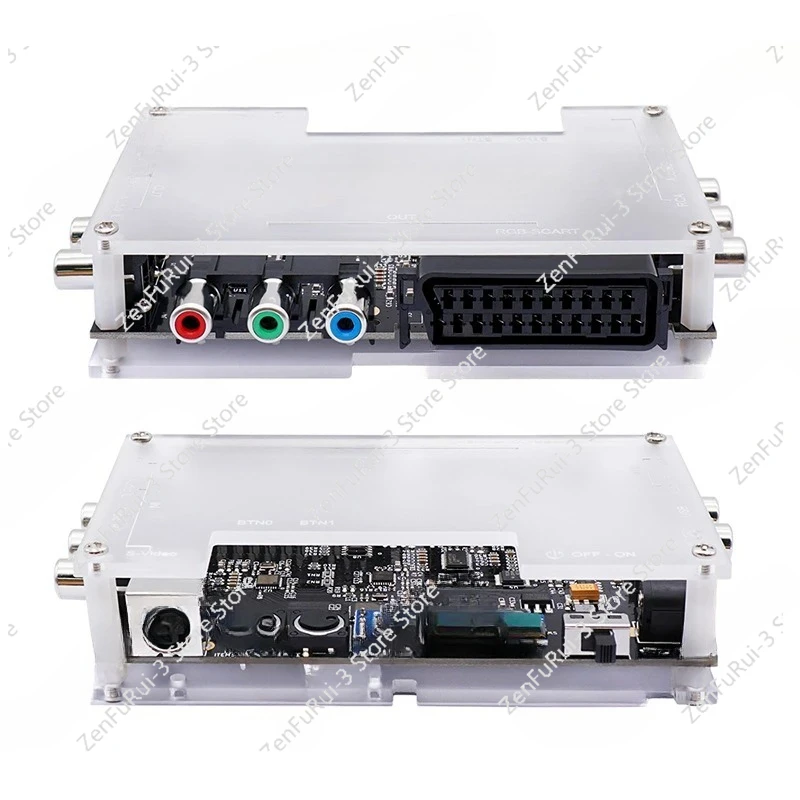 Add-on Board Linedouble And Smoothing Mode With Composite And S-video Input For PS1/N64 Retro Game Consoles