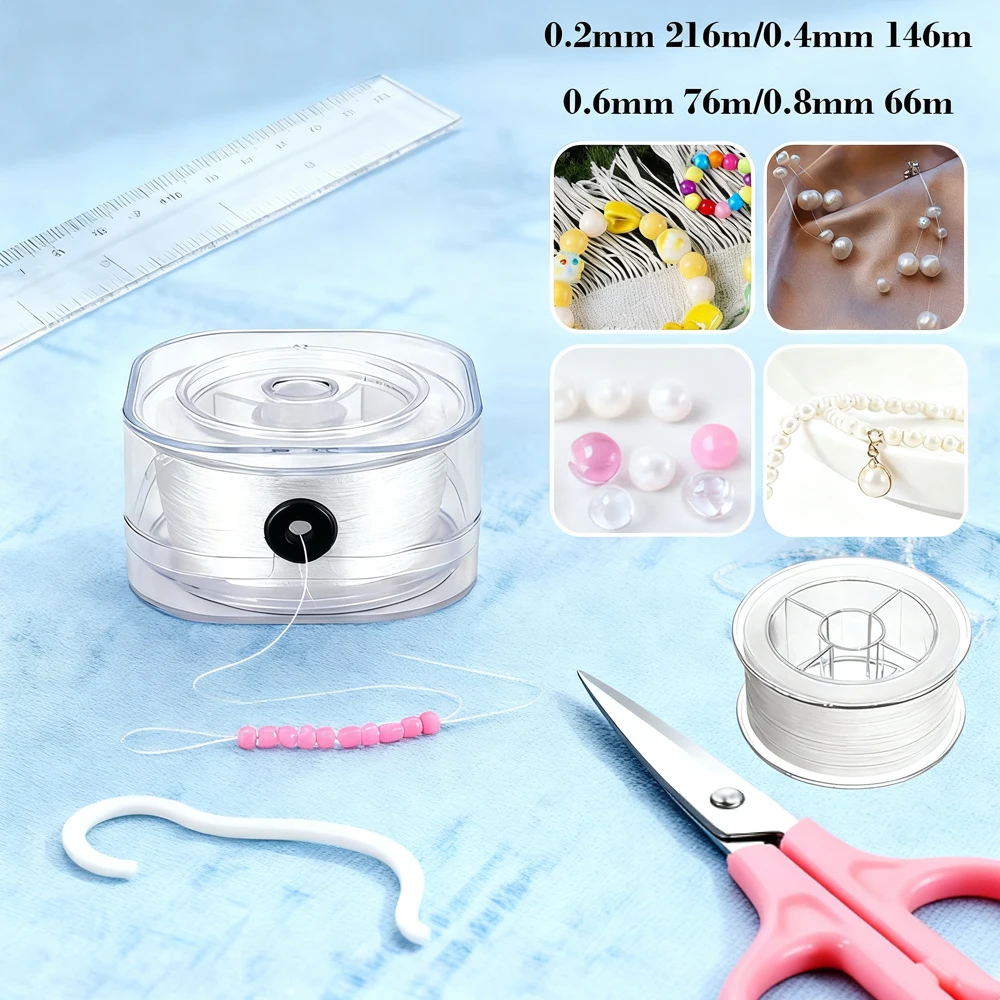 

1/3pcs Non-Elastic Pearl Thread, Professional Jewelry Making String for Necklace Bracelet DIY, Jewelry Making Supplies