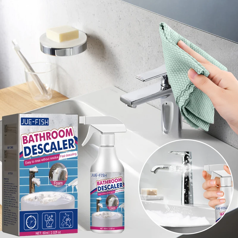 Stubborn Stains Cleaner Quickly Remove Bathroom Foam Cleaner Spray Descaling Cleaning Agent For Glass Wash Basin Stainless Steel