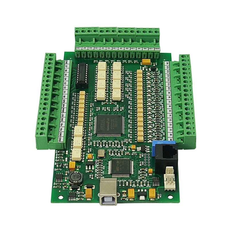 CNC Motion Card USB CNC Mach3 3/4 Axis MACH3 Controller Breakout Board Driver Engraving Machine Milling E-CUT Control Card