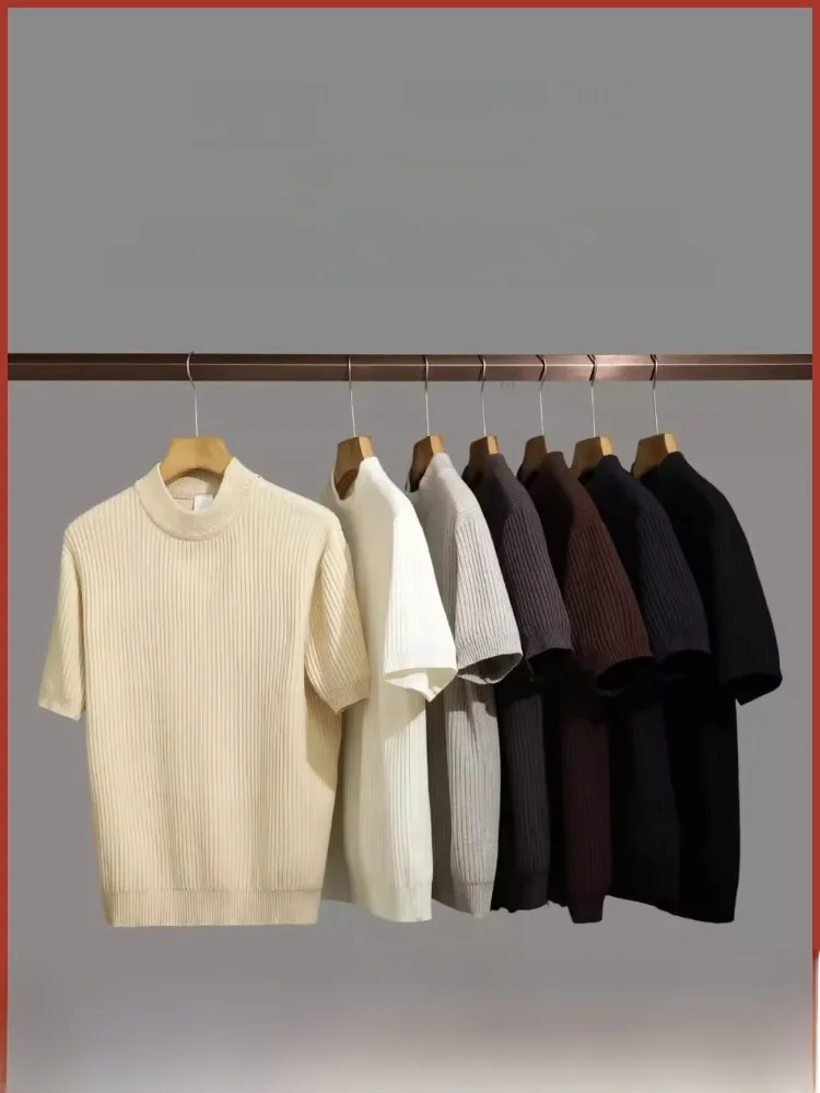 

Sle Повседневный круглый вязаный свитер Ne ort Sve, мужской однотонный осенний удобный свитер из смеси полиэстера