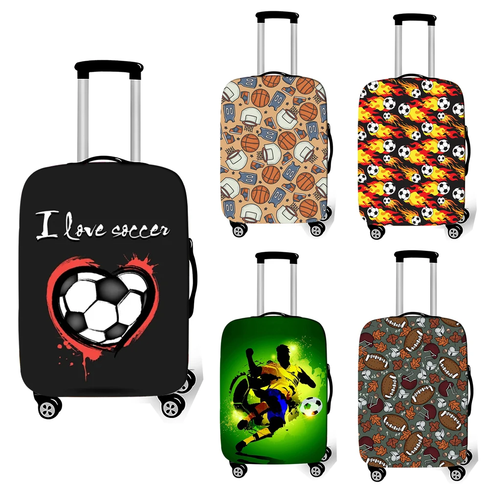 

Football Basketball Soccer Baseball Luggage Cover for Travel Elastic Suitcase Protective Covers Anti-dust Trolley Case Cover