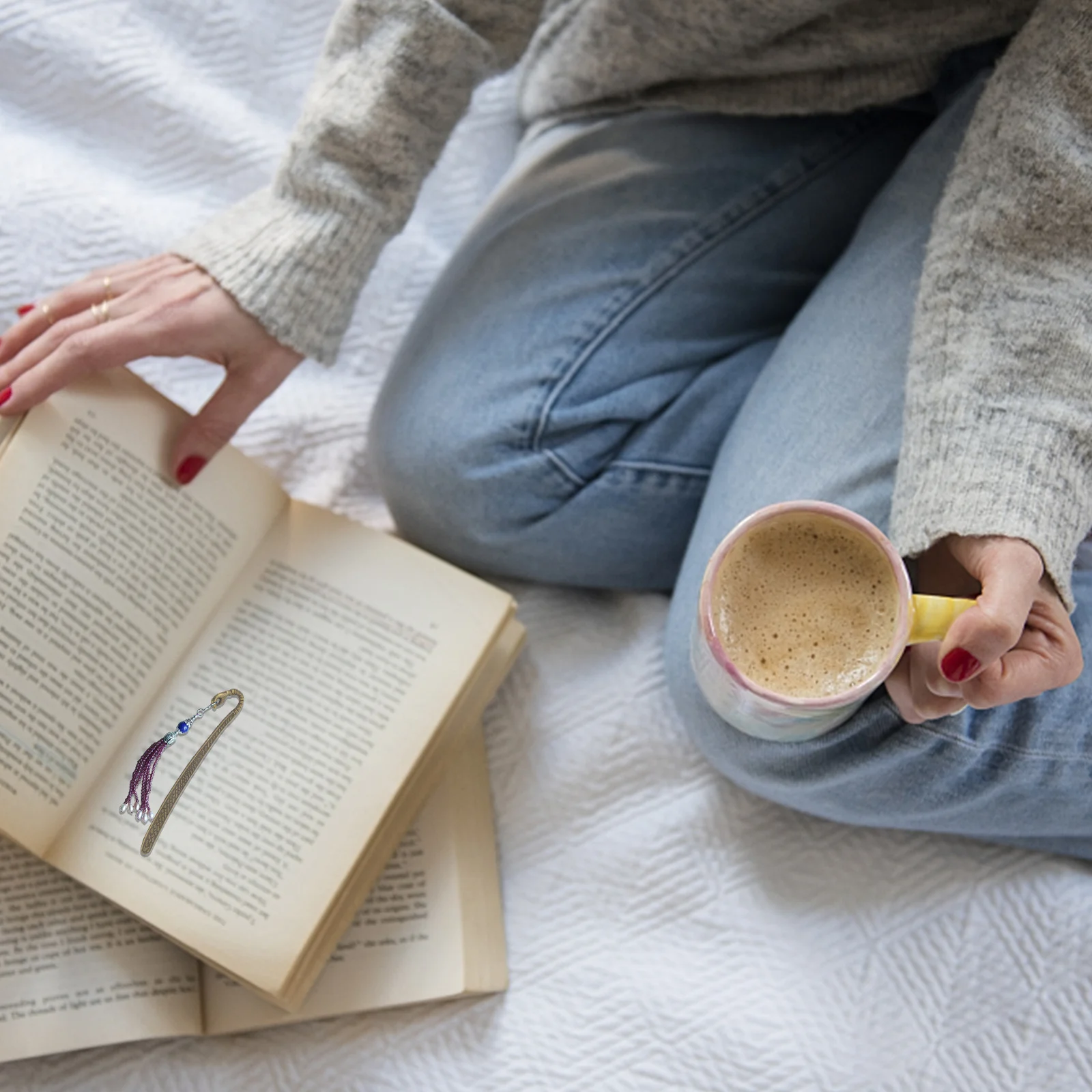 

6Pcs Vintage Metal Bookmark Elegant Design Small Portable Book Reading Mark Bookmarks Metal Bookmark Book Marks for Kid