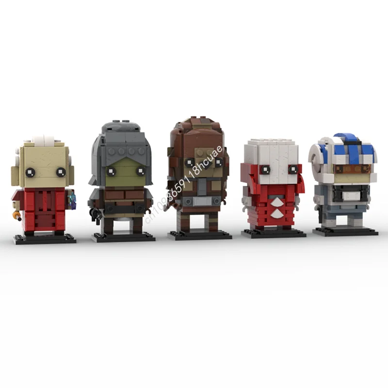 645 Uds. MOC Revenge the Sith Brickheadz Star Battle modelo bloques de construcción ladrillo creativo idea artesanía juguetes niños regalos de navidad