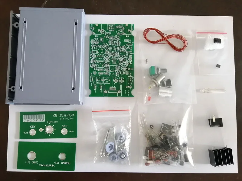 Forty-9er 3W Ham Radio CW ricetrasmettitore Kit non finito fai da te 7023KHz-7026KHz ricezione segnali CW SSB