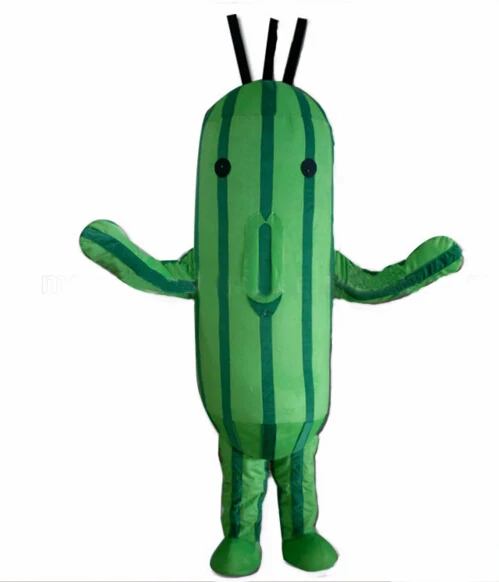 cartoon cucumber mascot costume facotry direct wholesale adult size cactus cucumber theme anime cosplay costumes carnival 2869