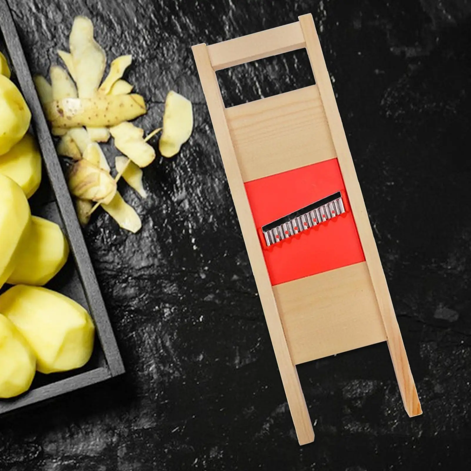 Fries Grid Stainless Potato Grid Steel Potato Kitchen Home Chip Shred Potato Vegetable French Gadget Cutter Grater Slicer tools