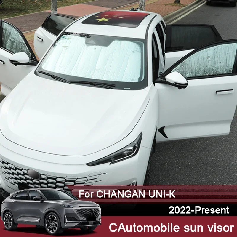 

Автомобильные солнцезащитные козырьки, УФ-защитный чехол для CHANGAN UNI-K 2022-2025, оконная занавеска, солнцезащитный козырек, аксессуар для защиты лобового стекла