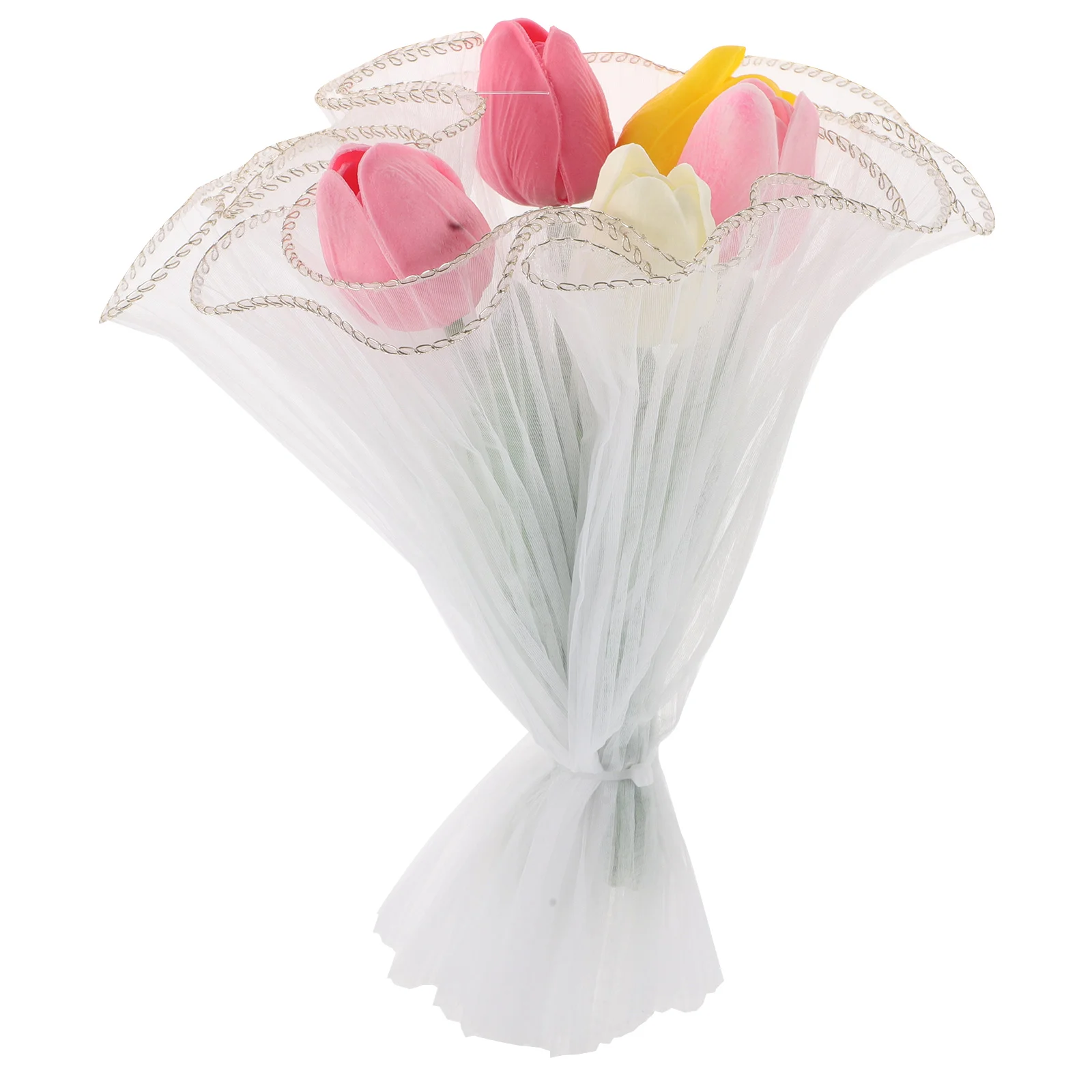 

Elegant Car Bouquet Automotive Interior Faux Flowers PVC Artificial Decorations Vibrant Colors Easy Installation Mini