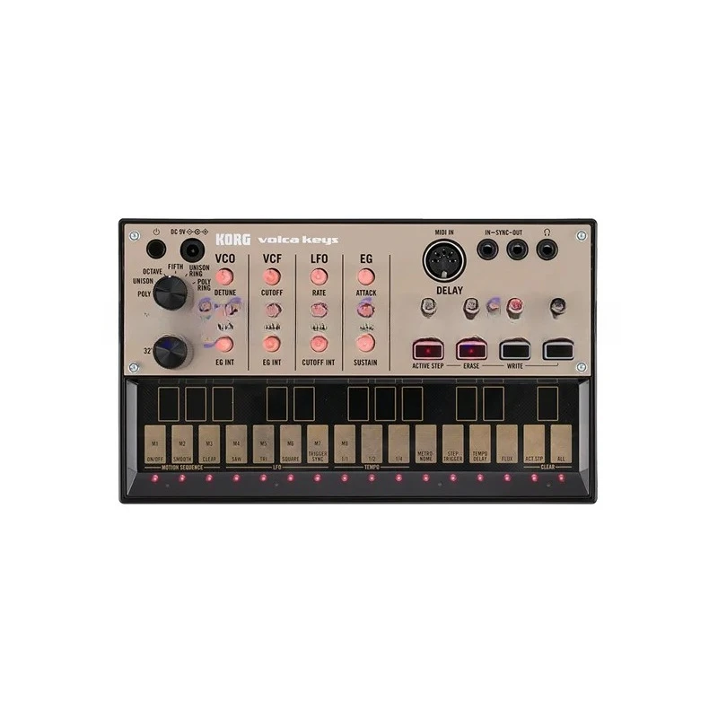 Korg Volca Keys Analog Synthesizer Polyphonic Analog Sound Engine and Loop Sequencer，The Ideal Introductory Synthesizer