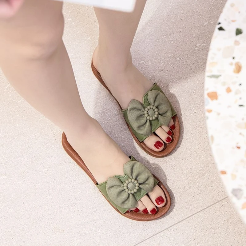 

Women's Summer Flip-Flops Nature Inspired Butterfly Decoration Sweet Cute Fashionable for Home Wear Anti-Odor Non-Slip Casual