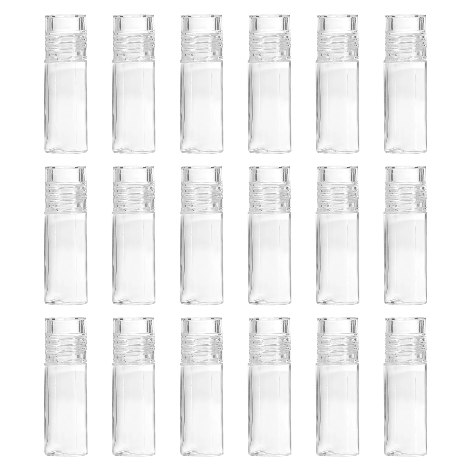 

20pcs Loose Powder Bottles Open Powder Container Hole Plastic Containers Portable Travel Size Refillable Sample Bottle