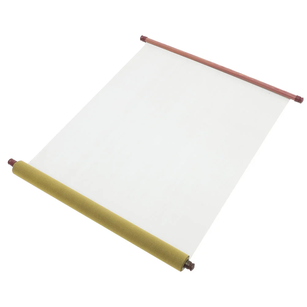 Rolo de pintura de pano para escrita de água, suprimentos de caligrafia doméstica, rolos de desenho, papel chinês dobrável, em branco doméstico