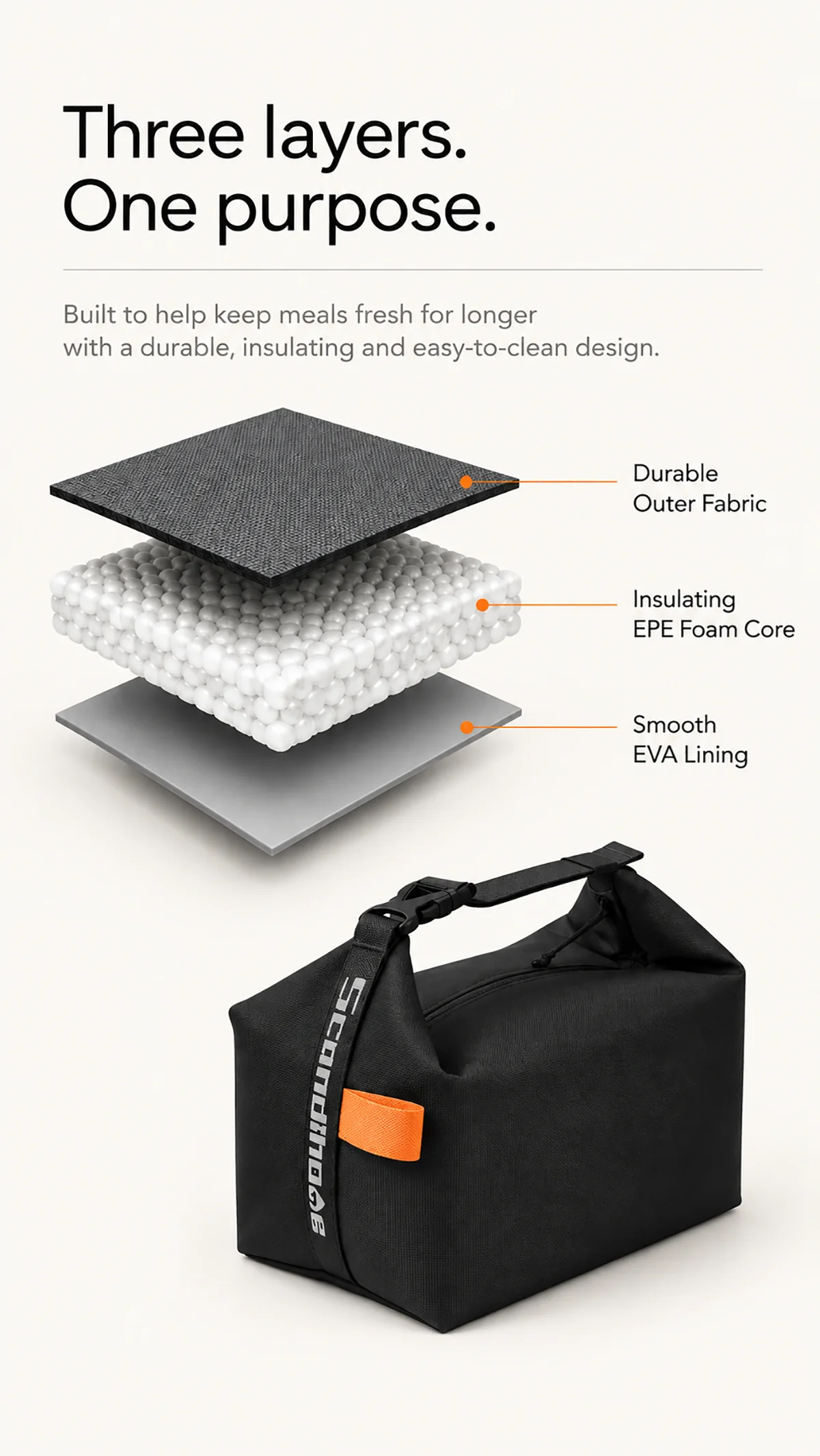 Isolierte Lunchtasche, Isolierung, Bento-Pack, Aluminiumfolie, Reistasche, Essensbeutel, Eisbeutel, tragbar, für Abendessen, Picknick, Lebensmittelaufbewahrung, Handtasche – Detail 6