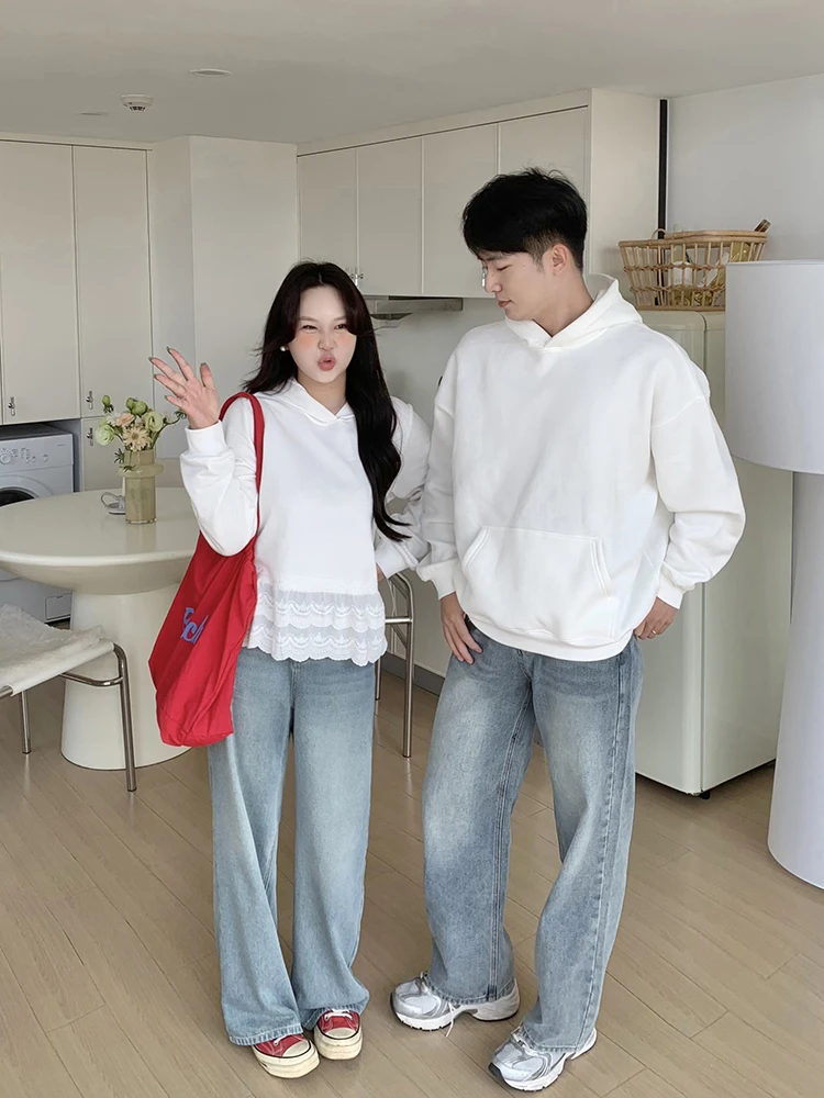 

Синие женские джинсы с высокой талией, свободного кроя, повседневные, больших размеров, прямые, длинные брюки, удобные, для весны, лета, осени