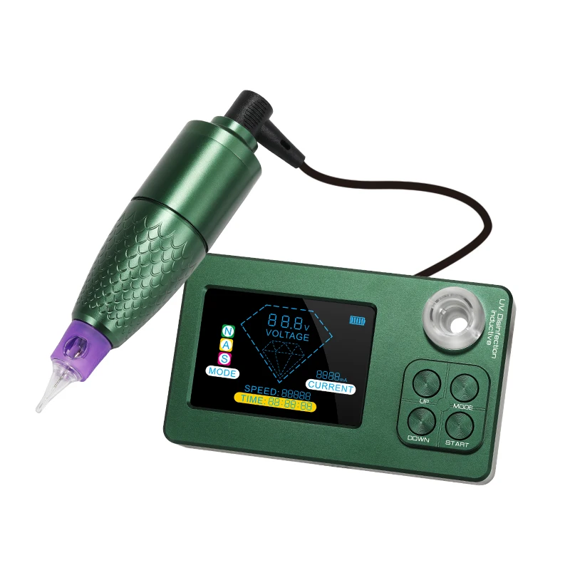 High-Performance 4000mAH Wireless Tattoo  Machine with 8-Hour Battery Life - Ideal for Professional Use