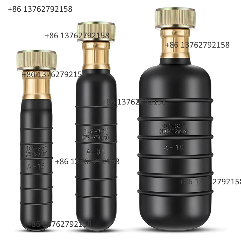 Drain Bladder Kit 3PCS Drain Cleaning Bladders 1