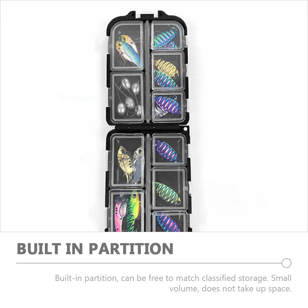 

Waterproof Bait Box Fishing Lure Storage Container Portable Tackle Boxes Large Capacity Multiple Grids Durable Materials Sealed