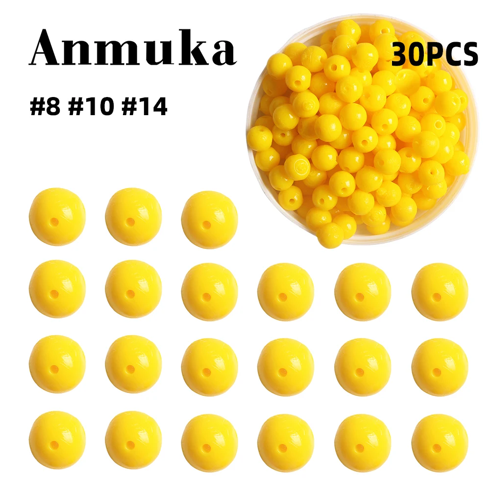حبة صيد عائمة بنكهة الذرة لويا ، كرة عائمة خاصة ، طفو عالي ، 8 # ، 10 # ، 14 # ، 30 روض