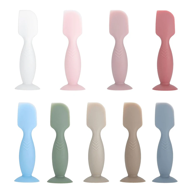 Silicone infantil fralda creme aplicador, reutilizável, flexível, escova antiaderente, espátula de mão, pequeno espalhador, viagem