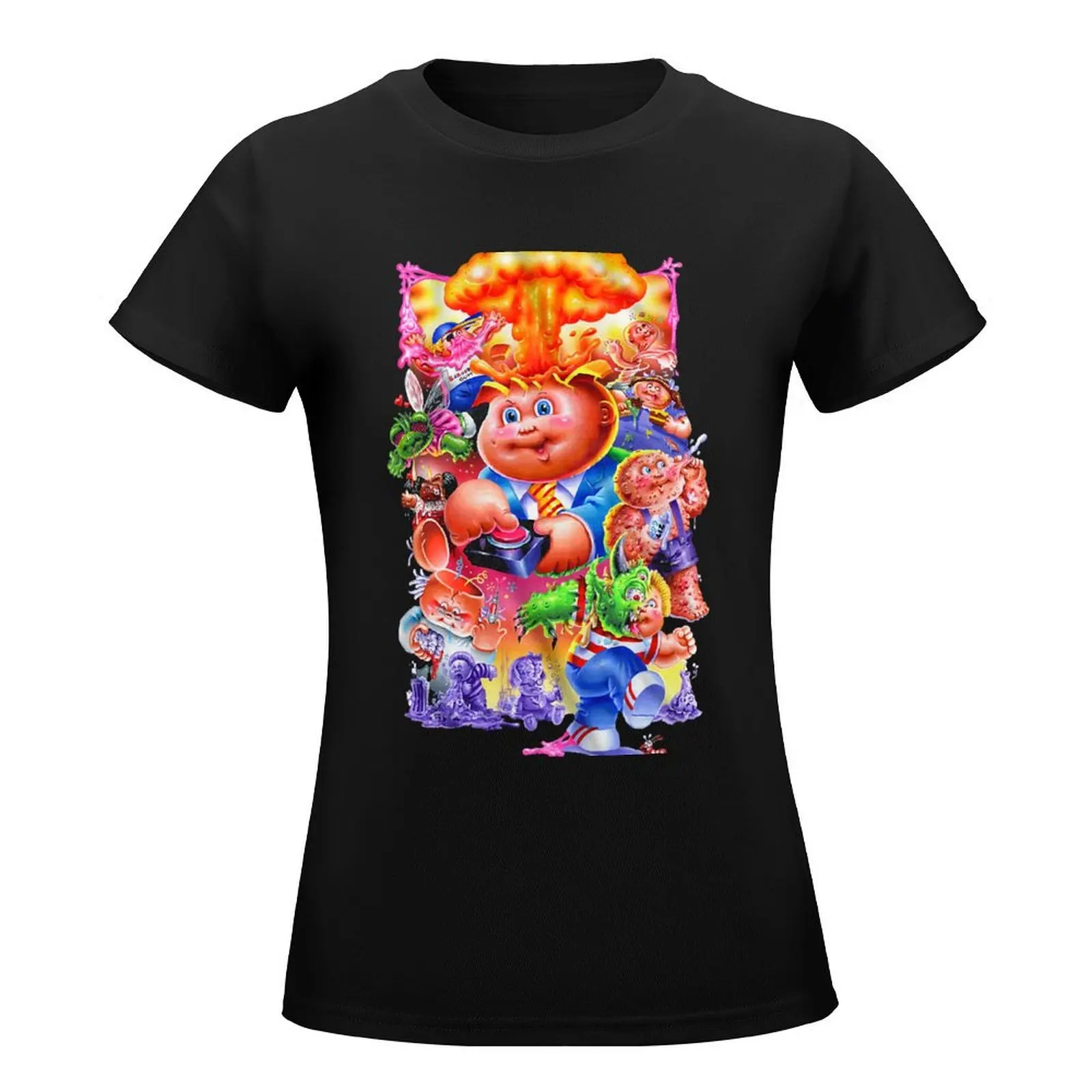 Boom Group Garbage Pail Kids T-Shirt oversized summer tops aesthetic clothes korean fashion T-shirts for Women