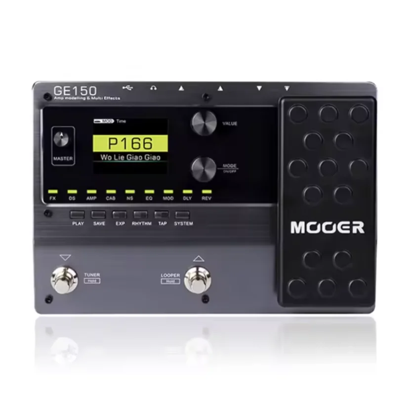 Mooer GE150 Pedal de efectos con procesador multiefectos para guitarra