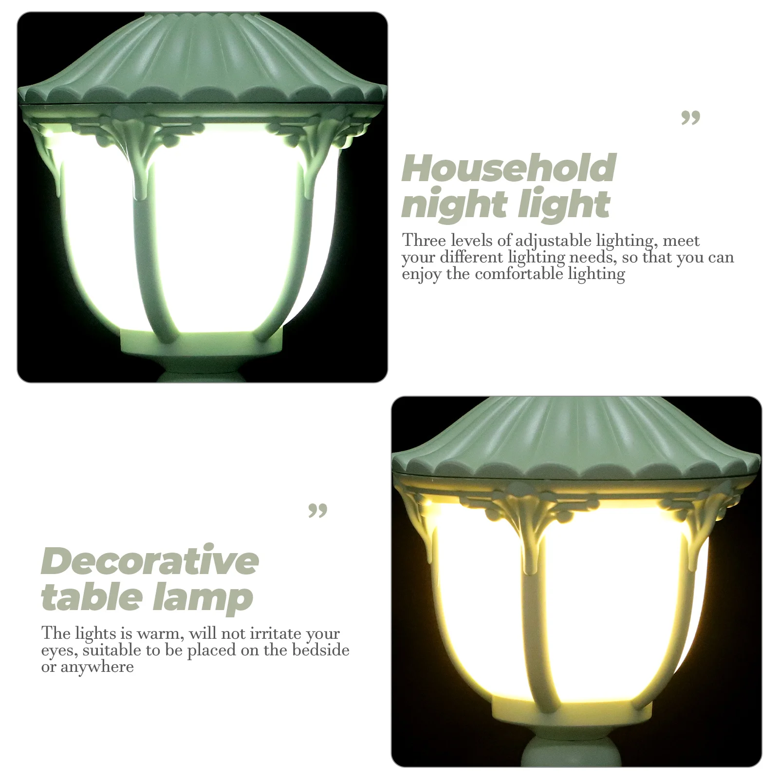 

Adorable Mini Table Lamp Household Decorative Night Light Adjustable Brightness Chargeable Usb Bedroom Light Creative Cartoon