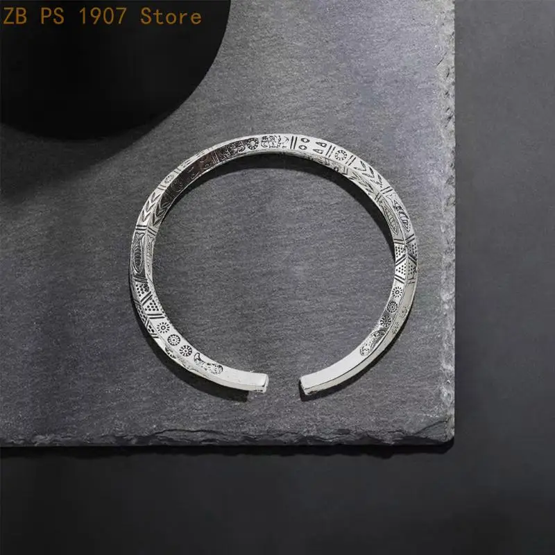 -Bangle Bracelets Simple C-Shaped Open Mobius-Ring Twist Bracelet Cool 55KA