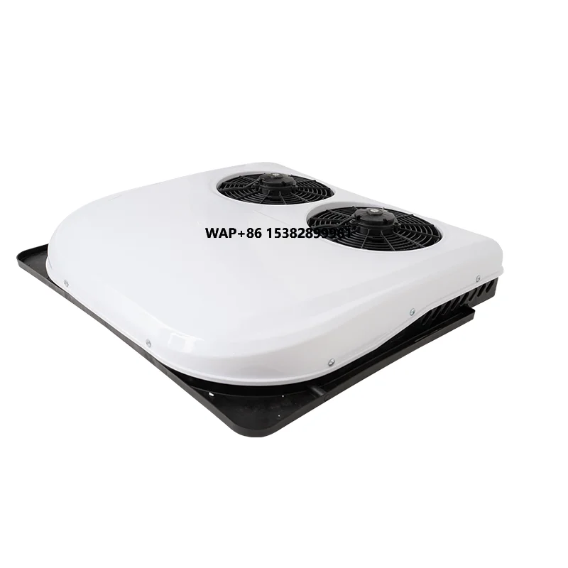 نظام تكييف هواء الشاحنة 12 فولت/24 فولت مع ضاغط مروحة مزدوج لتكييف هواء الشاحنة الكبيرة، RV، الشاحنة، #1