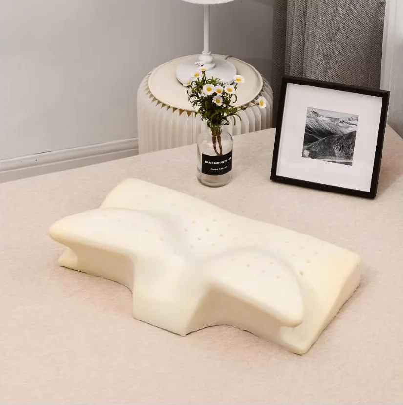 Neck Pillow Memory Cotton Pillow To Help Sleep Butterfly Correction Neck Pillow Cervical Spine Pillow Slow Rebound Wedge Pillow