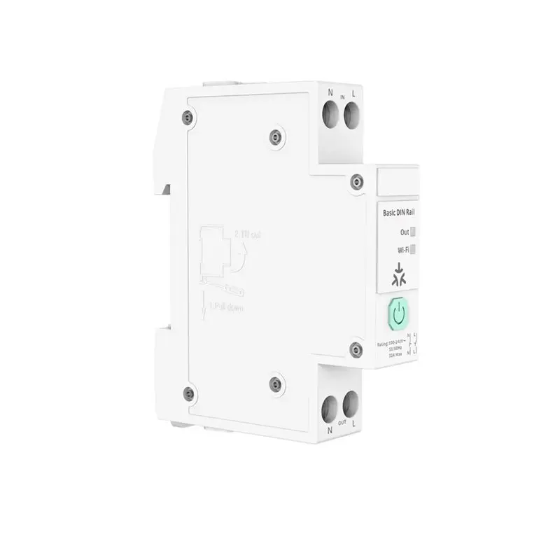 

AS95-BASIC-1GSP Energy Electricity Bill Tracking Smart Switch Load 32A Over Wifi Version Basic DIN Rail Matter