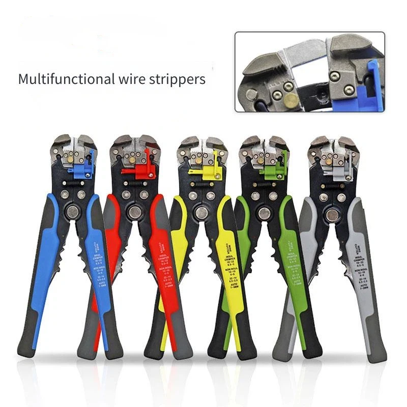 3-in-1 Wire Stripping Pliers Multi-functional Pliers, Peeling Tool, Fully Automatic Multi-purpose Wire Pliers for Cutting Wires