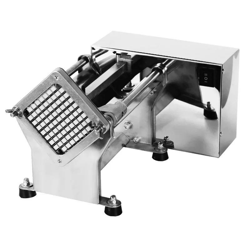 Electric Kitchen Chip Maker Stainless Steel Thickened Corrosion Resistant Automatic Strip Cutter with Multi-gauge Blade