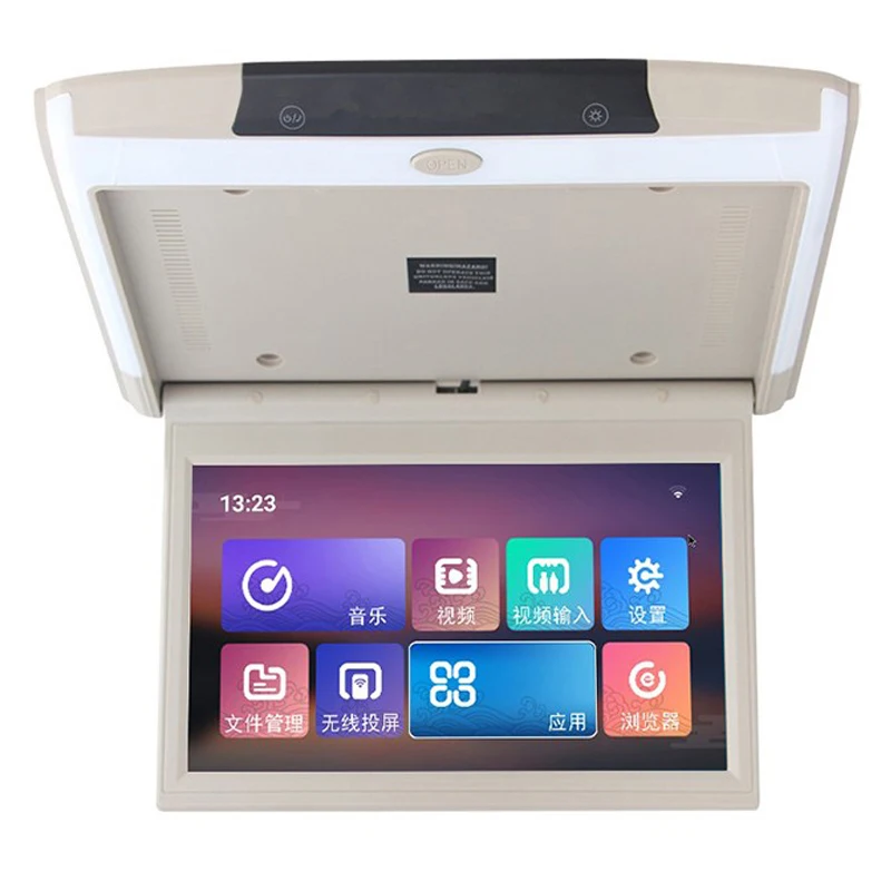 

15,6/17,3/19-дюймовый автомобильный телевизор на колесах, Android, задняя развлекательная система, умный потолочный дисплей, USB/TF/HDMI, Android 10,0